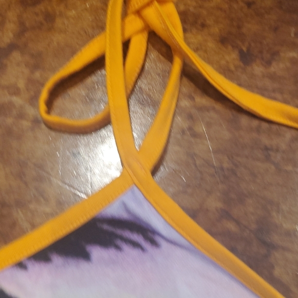 Sunset Print Halter Top and Skirt Set - Picture 10 of 11